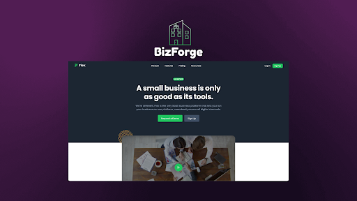 BizForge Website by Apeksha Verma - Static Project