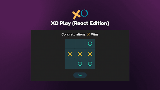 TicTacToe Game by Apeksha Verma - React Project
